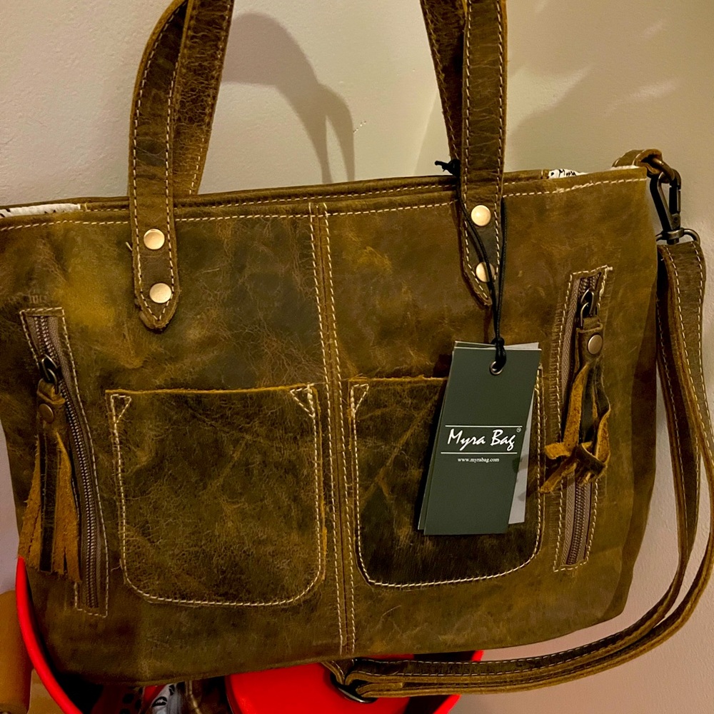 Myra Brown Leather bag!